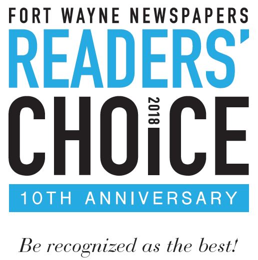 Fort Wayne Reader’s Choice Award Winner in 2018!
